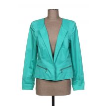 TERRE DE FÉES - Veste chic bleu en coton pour femme - Taille 40 - Modz