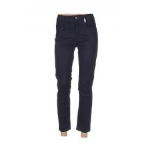 MENSI COLLEZIONE - Pantalon slim bleu en coton pour femme - Taille 38 - Modz