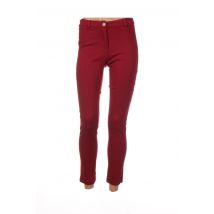 QUATTRO - Pantalon slim rouge en viscose pour femme - Taille 38 - Modz