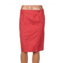 QUATTRO - Jupe mi-longue rouge en coton pour femme - Taille 38 - Modz