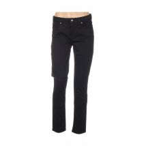 MENSI COLLEZIONE - Pantalon slim noir en coton pour femme - Taille 38 - Modz