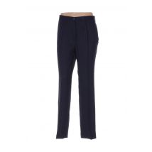 SOMMERMANN - Pantalon droit bleu en polyester pour femme - Taille 38 - Modz