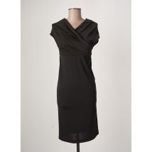 POUPÉE DE SOIE - Robe mi-longue noir en polyester pour femme - Taille 38 - Modz