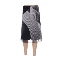 JEAN DELFIN - Jupe mi-longue noir en polyester pour femme - Taille 38 - Modz