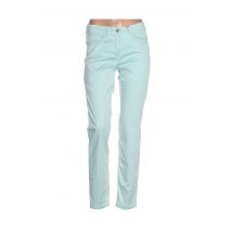 JOCAVI - Pantalon slim bleu en coton pour femme - Taille 38 - Modz