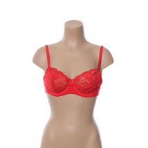 LOU - Soutien-gorge rouge en polyamide pour femme - Taille 80D - Modz