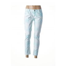MKT STUDIO - Pantalon 7/8 bleu en coton pour femme - Taille 40 - Modz