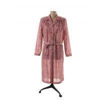 FRANCE RIVOIRE - Robe courte rose en polyester pour femme - Taille 42 - Modz