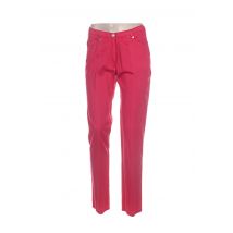 FRANCE RIVOIRE - Pantalon droit rose en coton pour femme - Taille 40 - Modz