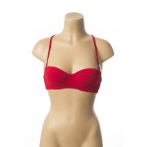 LOU - Haut de maillot de bain rouge en polyamide pour femme - Taille 90B - Modz