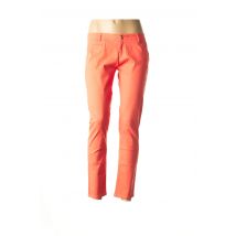 LAB DIP PARIS - Pantalon chino orange en coton pour femme - Taille W25 - Modz