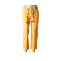 LAB DIP PARIS - Pantalon 7/8 jaune en coton pour femme - Taille W26 - Modz