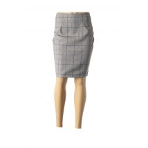 QUATTRO - Jupe mi-longue gris en polyester pour femme - Taille 36 - Modz