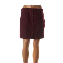 SUNCOO - Jupe courte rouge en polyester pour femme - Taille 38 - Modz
