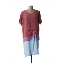 SIES MARJAN - Robe mi-longue rose en soie pour femme - Taille 36 - Modz