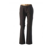 EUGEN KLEIN - Pantalon droit marron en coton pour femme - Taille 42 - Modz