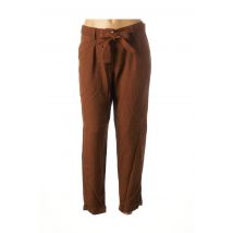 MAISON 123 - Pantalon 7/8 marron en lyocell pour femme - Taille 36 - Modz