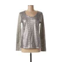 LE BOUDOIR D'EDOUARD - T-shirt gris en coton pour femme - Taille 36 - Modz