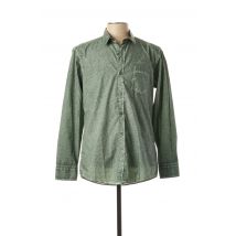 MONTE CARLO - Chemise manches longues vert en coton pour homme - Taille L - Modz