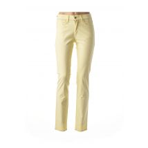 DESGASTE - Pantalon slim jaune en coton pour femme - Taille 36 - Modz