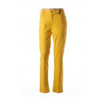 DESGASTE - Pantalon slim jaune en coton pour femme - Taille 44 - Modz