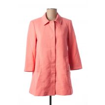 KOCCA - Manteau long rose en coton pour femme - Taille 38 - Modz