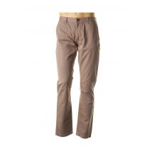 IZAC - Pantalon droit marron en coton pour femme - Taille 44 - Modz
