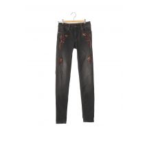 SALSA - Jeans coupe slim noir en coton pour femme - Taille W22 L32 - Modz