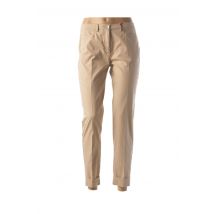 JOCAVI - Pantalon 7/8 beige en coton pour femme - Taille 36 - Modz