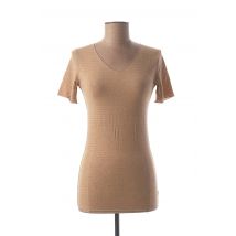 LE BOUDOIR D'EDOUARD - T-shirt beige en viscose pour femme - Taille 36 - Modz