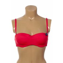 HUIT - Haut de maillot de bain rouge en polyamide pour femme - Taille 85C - Modz