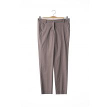 HARTFORD - Pantalon slim gris en coton pour femme - Taille 36 - Modz