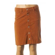 KANOPE - Jupe courte marron en coton pour femme - Taille 42 - Modz