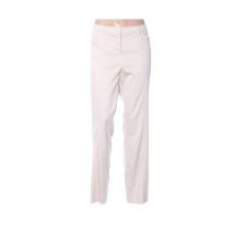 FRANK WALDER - Pantalon droit beige en viscose pour femme - Taille 46 - Modz