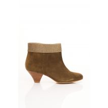 SESSUN - Bottines/Boots vert en cuir pour femme - Taille 36 - Modz