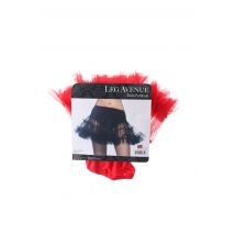 LEG AVENUE - Jupe courte rouge en polyamide pour femme - Taille TU - Modz