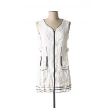 VIRGINIE & MOI - Robe courte blanc en viscose pour femme - Taille 44 - Modz