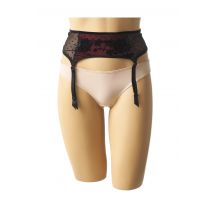 CHANTELLE - Guêpière/Porte-jarretelle noir en polyamide pour femme - Taille 36 - Modz