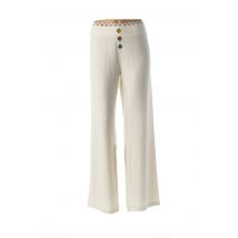 LOLESFILLES - Pantalon large blanc en viscose pour femme - Taille 42 - Modz