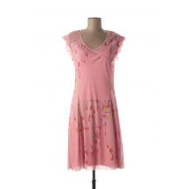 AVENTURES DES TOILES - Robe mi-longue rose en polyester pour femme - Taille 38 - Modz