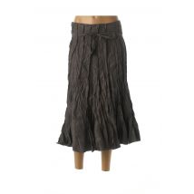 FRANSTYLE - Jupe mi-longue gris en polyester pour femme - Taille 46 - Modz