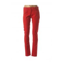 EDC - Pantalon slim rouge en coton pour femme - Taille W36 L34 - Modz