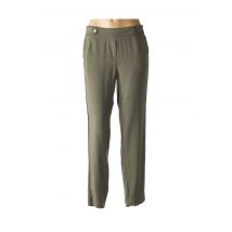 TUZZI - Pantalon droit vert en lyocell pour femme - Taille 40 - Modz