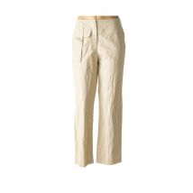 AIRFIELD - Pantalon droit beige en coton pour femme - Taille 42 - Modz