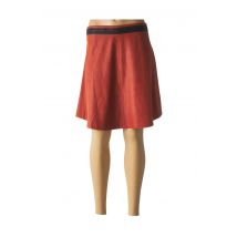 LO! LES FILLES - Jupe mi-longue orange en polyester pour femme - Taille 42 - Modz