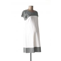POMKIN - Robe courte blanc en polyester pour femme - Taille 36 - Modz