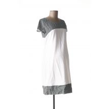 POMKIN - Robe courte blanc en polyester pour femme - Taille 34 - Modz