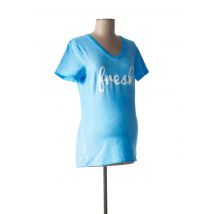LOVE2WAIT - T-shirt / Top maternité bleu en coton pour femme - Taille 34 - Modz