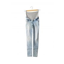 LOVE2WAIT - Jean maternité bleu en coton pour femme - Taille W26 L32 - Modz