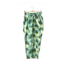 POMKIN - Pantalon maternité vert en coton pour femme - Taille 42 - Modz